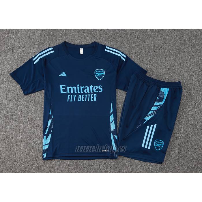Chandal del Arsenal Manga Corta 2024-2025 Azul - Pantalon Corto
